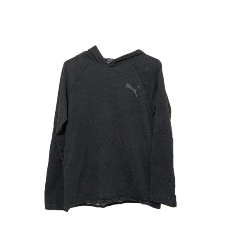 Puma Sweater Hoodie Grey Size Medium